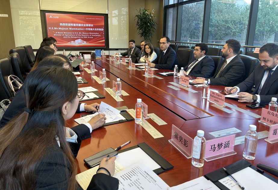 Azerbaijan&rsquo;s Agriculture Minister leads delegation on working visit to China